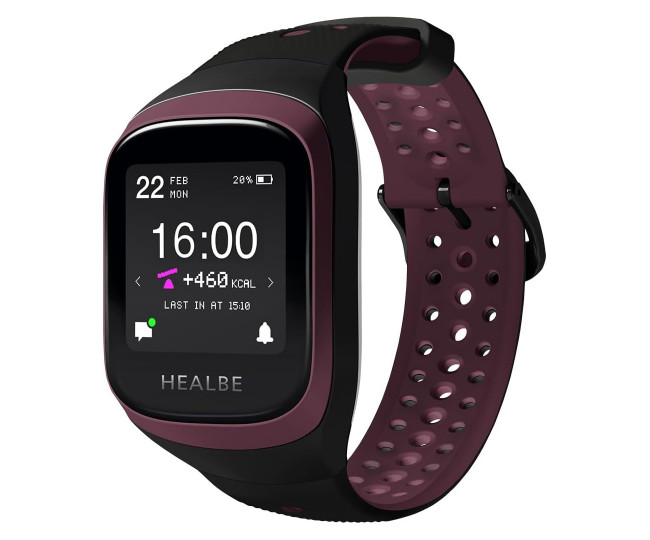 Фітнес-браслет HEALBE GoBe3 Burgundy